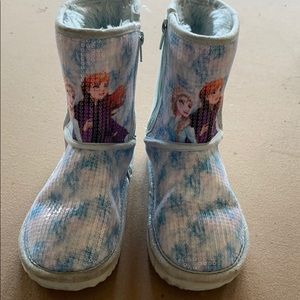 Girls H&M Frozen 2 boots size 12